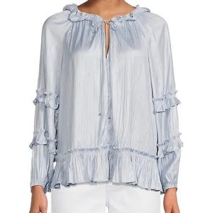 BCBG Maxazaria M Long Sleeve Blouse